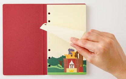 Kingdom Hearts Wonderland Refill Notebook, Bible Size, Square Enix, Pre-owned