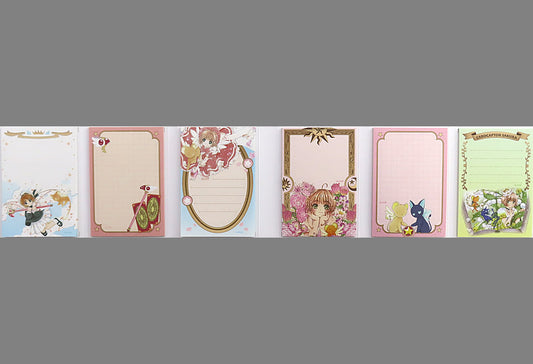 Cardcaptor Sakura CLAMP Exhibition Patapata Memo Pad - Ensky Pre-owned 11 x Approx. 11 x 7.5 x 2 cm