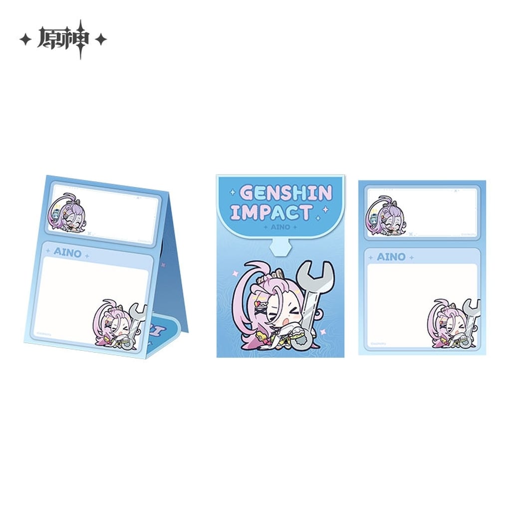 Aino Q-Version Emoji Series Stand Sticky Notes Nado Krai Genshin