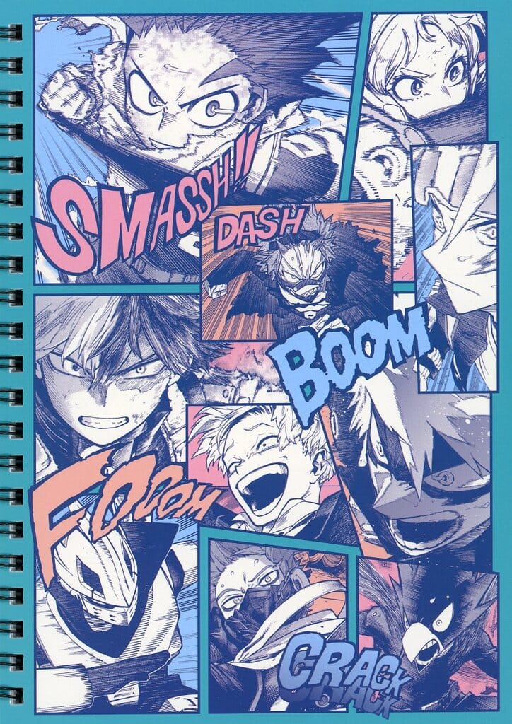 My Hero Academia Students A5 American Comic-Style Ring Notebook