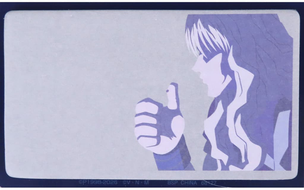 Silva Zoldyck Die-Cut Memo Collection Prize I - HUNTER×HUNTER