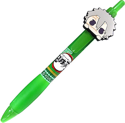 Sanemi Shinazugawa Rubber Mascot Ballpoint Pen 3 from Demon Slayer: Kimetsu no Yaiba, Approx. 14 cm Prize Item
