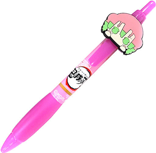 Mitsuri Kanroji Rubber Mascot Ballpoint Pen 3 from Demon Slayer: Kimetsu no Yaiba by FuRyu, Approx. 14 cm
