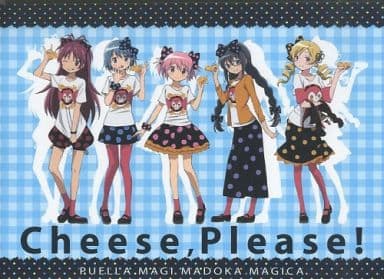 Puella Magi Madoka Magica Lawson Limited Group Illustration Clear File Holder A4-Compatible - Approx. 33 x 24 x 2 cm (Pre-owned)