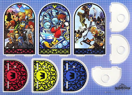 Kingdom Hearts Articulated Acrylic Pen Stand Set