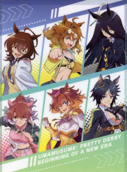 Collection Envelope File — Umamusume Pretty Derby The Movie: Door to a New Era Theater Goods (Toho) 20×27 cm — Pre-owned