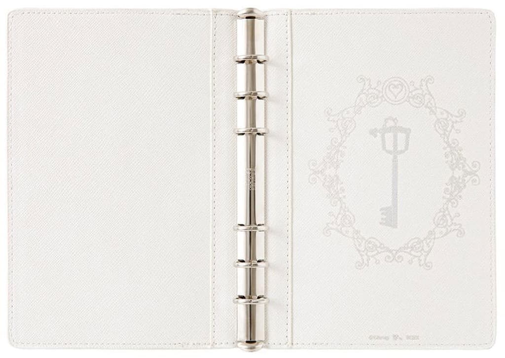 Kingdom Hearts Monogram PU System Planner Cover White