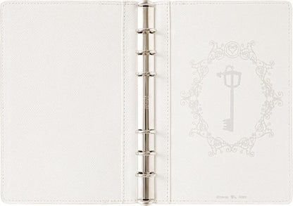 Kingdom Hearts Monogram PU System Planner Cover White