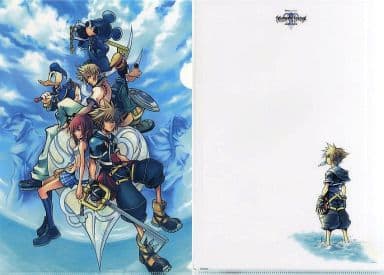 Kingdom Hearts II A4 Clear File Group Design Stationery, Used, Square Enix