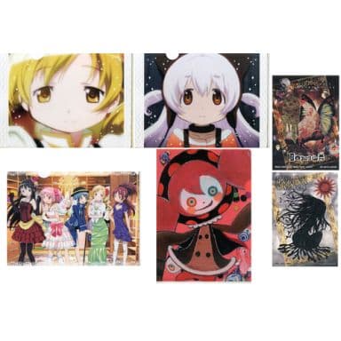 Mami Tomoe A4 Clear File & Sticker Set - Puella Magi Madoka Magica Ichiban Kuji Premium J Prize (Banpresto)