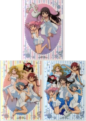 Puella Magi Madoka Magica the Movie: Rebellion A4 Clear File 3-Piece Set - Lawson C90 Comiket 2016 Limited (Pre-owned)