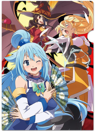 KonoSuba 2 Aqua, Darkness & Megumin A4 Clear File