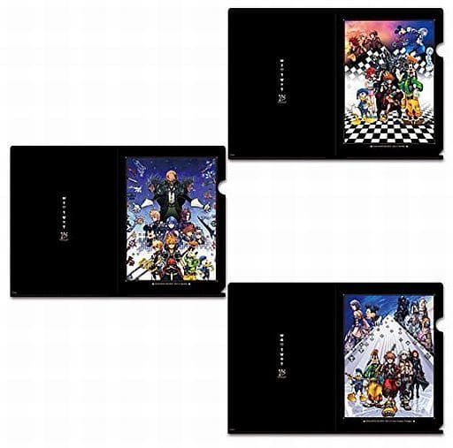 Kingdom Hearts A4 Clear File Set 3-Piece