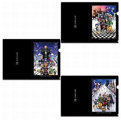 Kingdom Hearts A4 Clear File Set 3-Piece