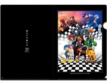 Kingdom Hearts A4 Clear File Set 3-Piece