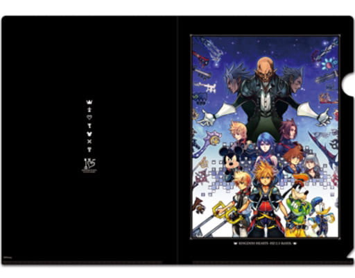 Kingdom Hearts A4 Clear File Set 3-Piece