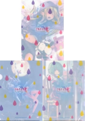 Magia Record: Puella Magi Madoka Magica Side Story A4 Clear File Set (3pcs) - Lawson Campaign Promo (Pre-owned)