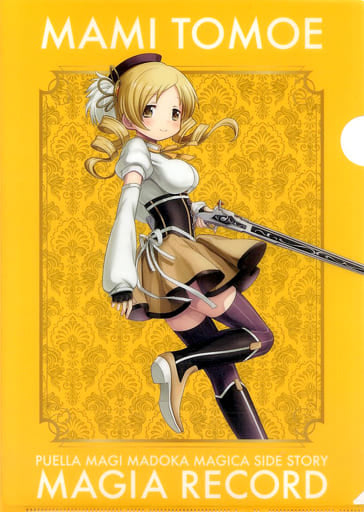 Mami Tomoe A4 Clear File - Puella Magi Madoka Magica (Sega Limited UFO Catcher Campaign, Double-Sided Full Color, Pre-owned)