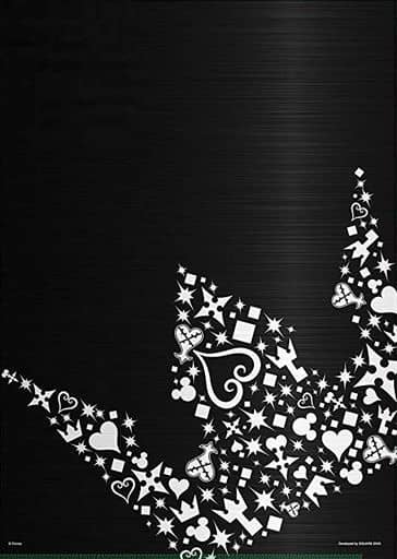 Kingdom Hearts II Collection A4 Metallic Clear File - Square Enix, Pre-owned