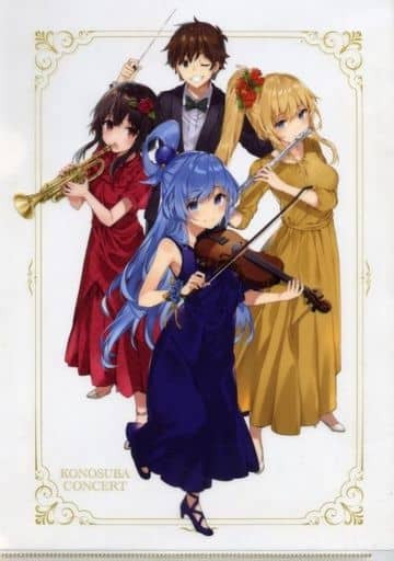 KonoSuba Concert Key Visual A4 Clear File - Single