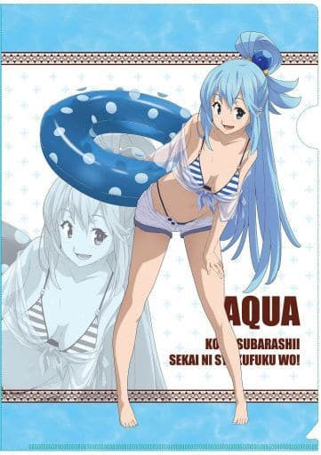 Aqua A4 Clear File KonoSuba: Legend of Crimson