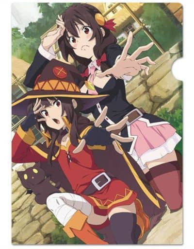 Megumin, Yunyun & Chomusuke A4 Clear File – KonoSuba: Crimson Legend
