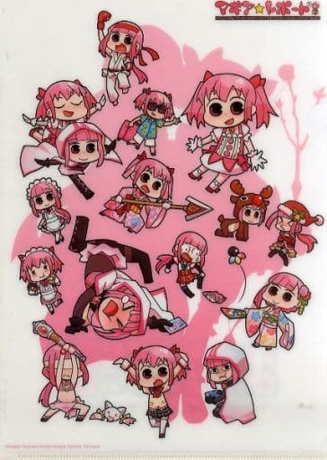 Puella Magi Madoka Magica Magia☆Report A4 Clear File - Manga Time Kirara Exhibition in Osaka (Pre-owned)