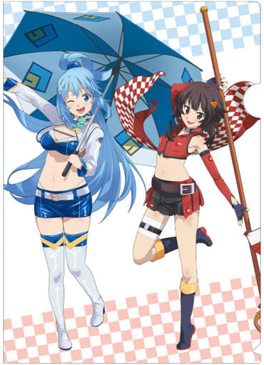 Aqua & Megumin Race Queen Ver. A4 Clear File