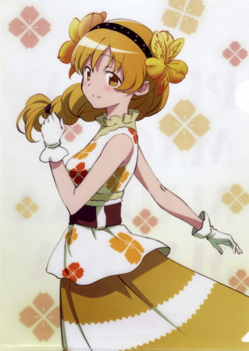 Mami Tomoe A4 Clear File - Puella Magi Madoka Magica Anniversary Stage (Aniplex, Pre-owned)