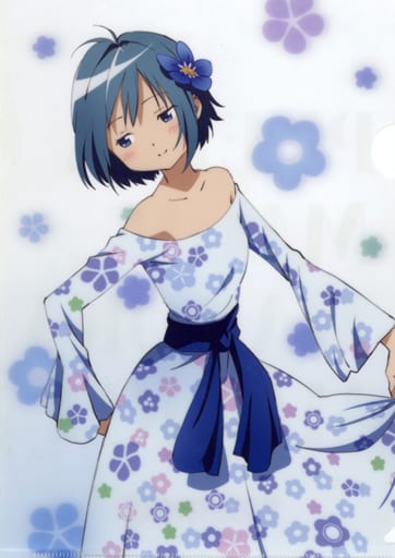 Sayaka Miki A4 Clear File - Puella Magi Madoka Magica Anniversary Stage - Aniplex Pre-owned