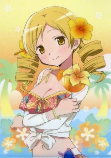 Mami Tomoe (Swimsuit) A4 Clear File - Puella Magi Madoka Magica 10th @ Dash Store (Movic, Pre-owned)