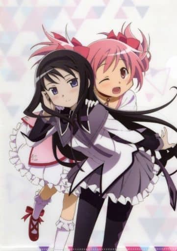 Madoka Kaname & Homura Akemi A4 Clear File Archive - Puella Magi Madoka Magica 10th Exhibition (Aniplex) - Pre-owned