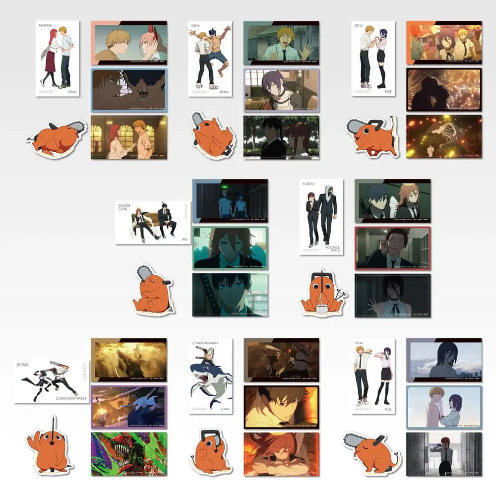 Hologram Sticker Set (8 Types, Complete Set Available) - Ichiban Kuji G Prize - Chainsaw Man – The Movie: Reze Arc