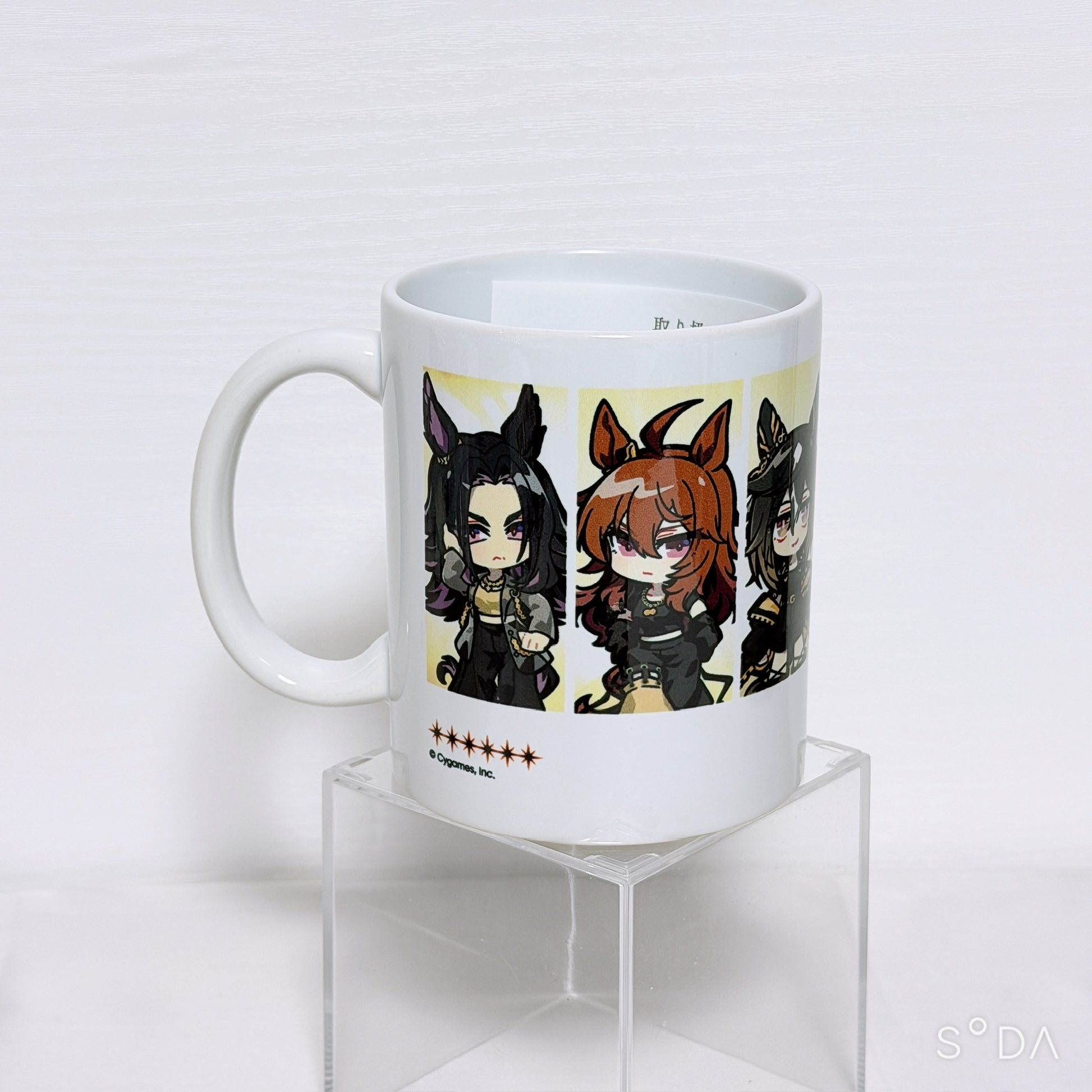 Umamusume Pretty Derby GOLD WEEK Mini Character Mug Cup — Stay Gold, Dream Journey, Orfevre, Nakayama Festa, Gold Ship & Fenomeno [Cygames Place Exclusive]