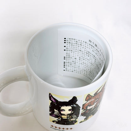 Umamusume Pretty Derby GOLD WEEK Mini Character Mug Cup — Stay Gold, Dream Journey, Orfevre, Nakayama Festa, Gold Ship & Fenomeno [Cygames Place Exclusive]