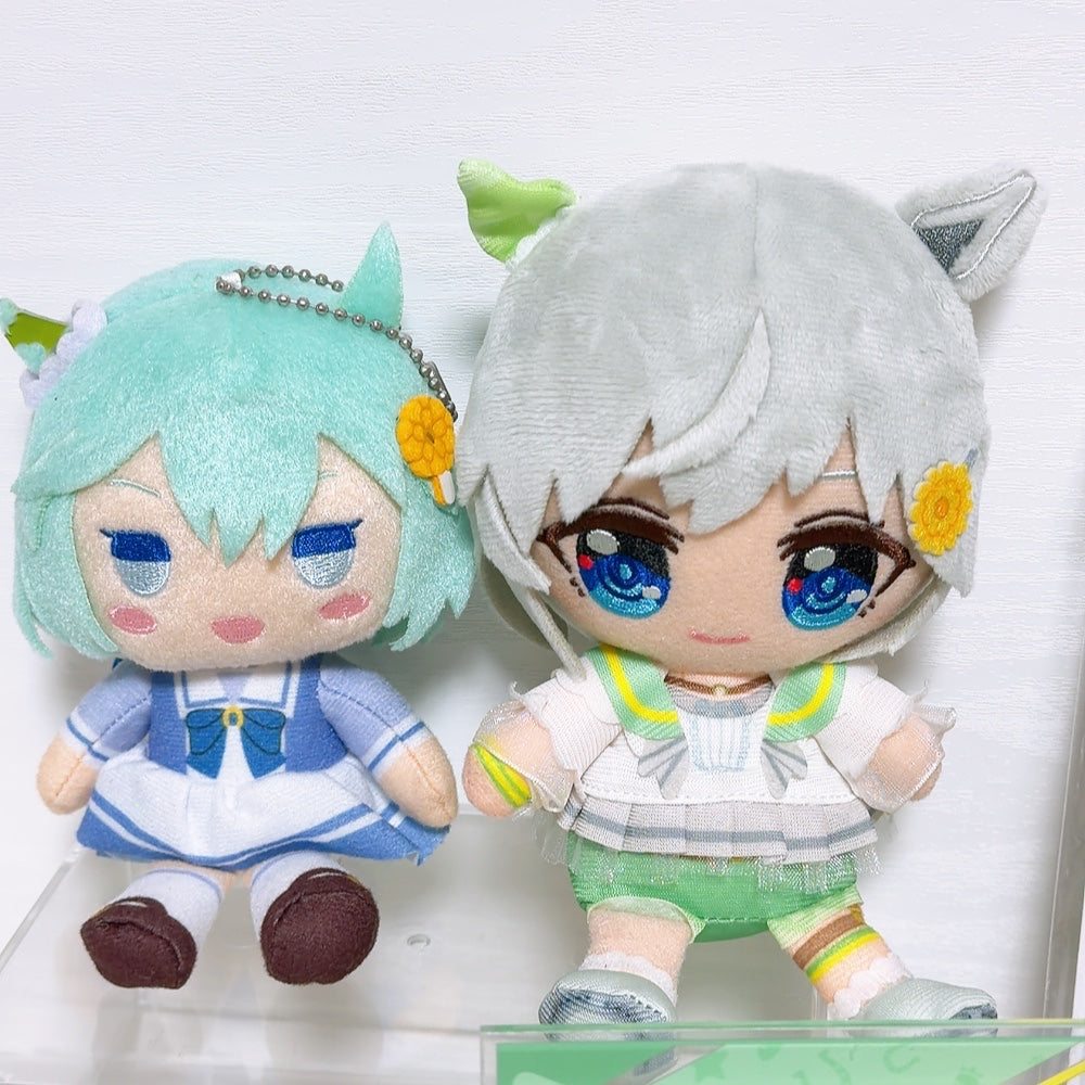 Seiun Sky Umamusume Pretty Derby Rare Collector's Bundle — Chibi Plush, Formeit Plush, Manju Mascot, Acrylic Plates, Mini Shikishi, Can Badge, Sarakore Ball Chain & Daiso Acrylic Stands