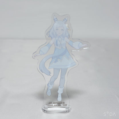 Hishi Miracle 5-Piece Collector Set - Prize Figure, Racing Outfit Acrylic Stands & Can Badge | Umamusume: Pretty Derby