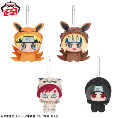 Naruto Uzumaki, Minato Namikaze, Gaara, Itachi Uchiha Kigurumi Chibigurumi vol.2 Plush Mascot - Naruto Shippuden