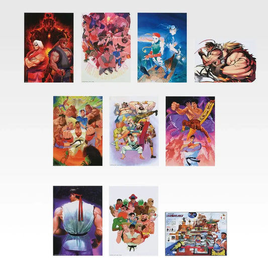 Poster Collection (10 Types, Complete Set Available) - Ichiban Kuji G Prize - Street Fighter