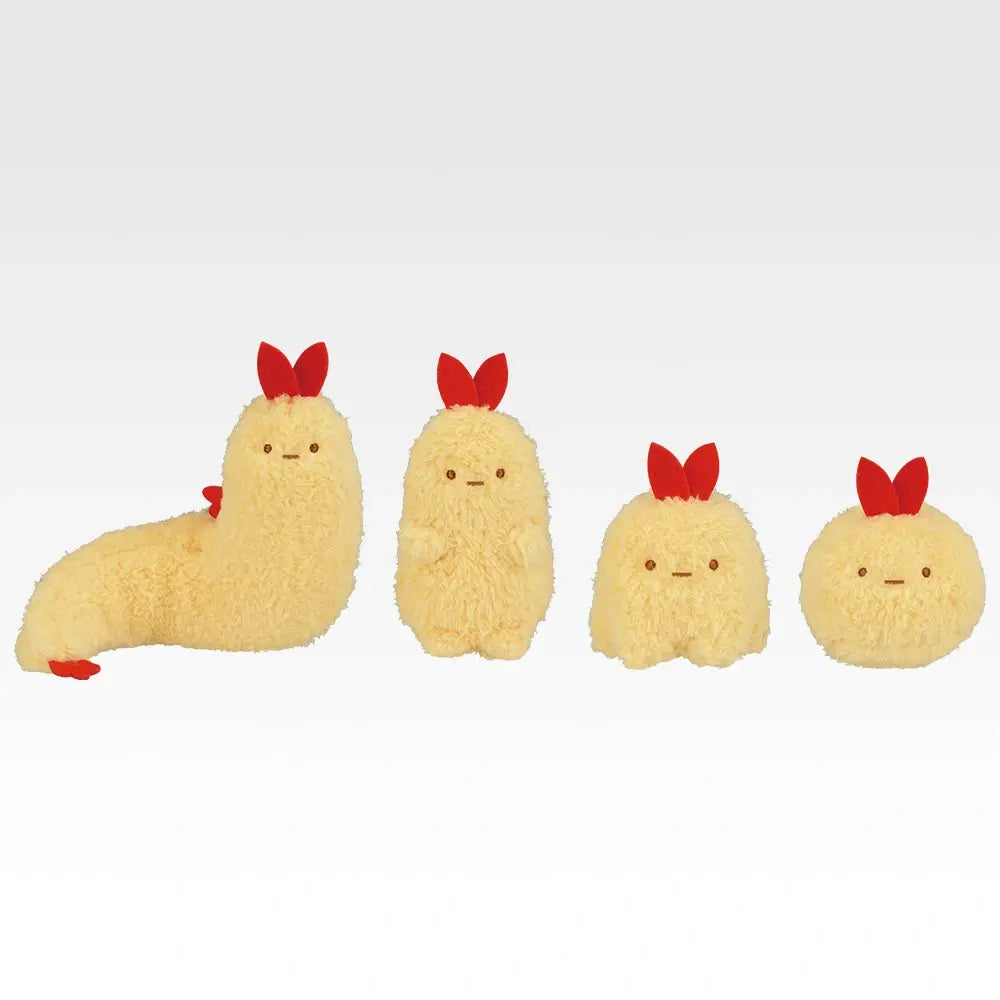 Plush Evolution Set (Ebifurai no Shippo) - Ichiban Kuji B Prize - Sumikko Gurashi