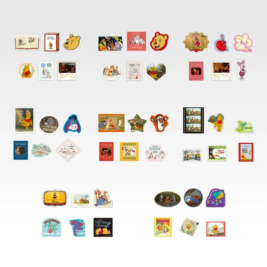 Hundred Acre Wood Flake Sticker (8 Types, Complete Set Available) - Ichiban Kuji K Prize - Winnie the Pooh