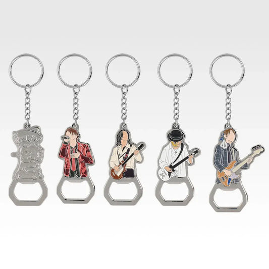 Bottle Opener Keychain (5 Types, Complete Set Available) - Ichiban Kuji E Prize - GLAY