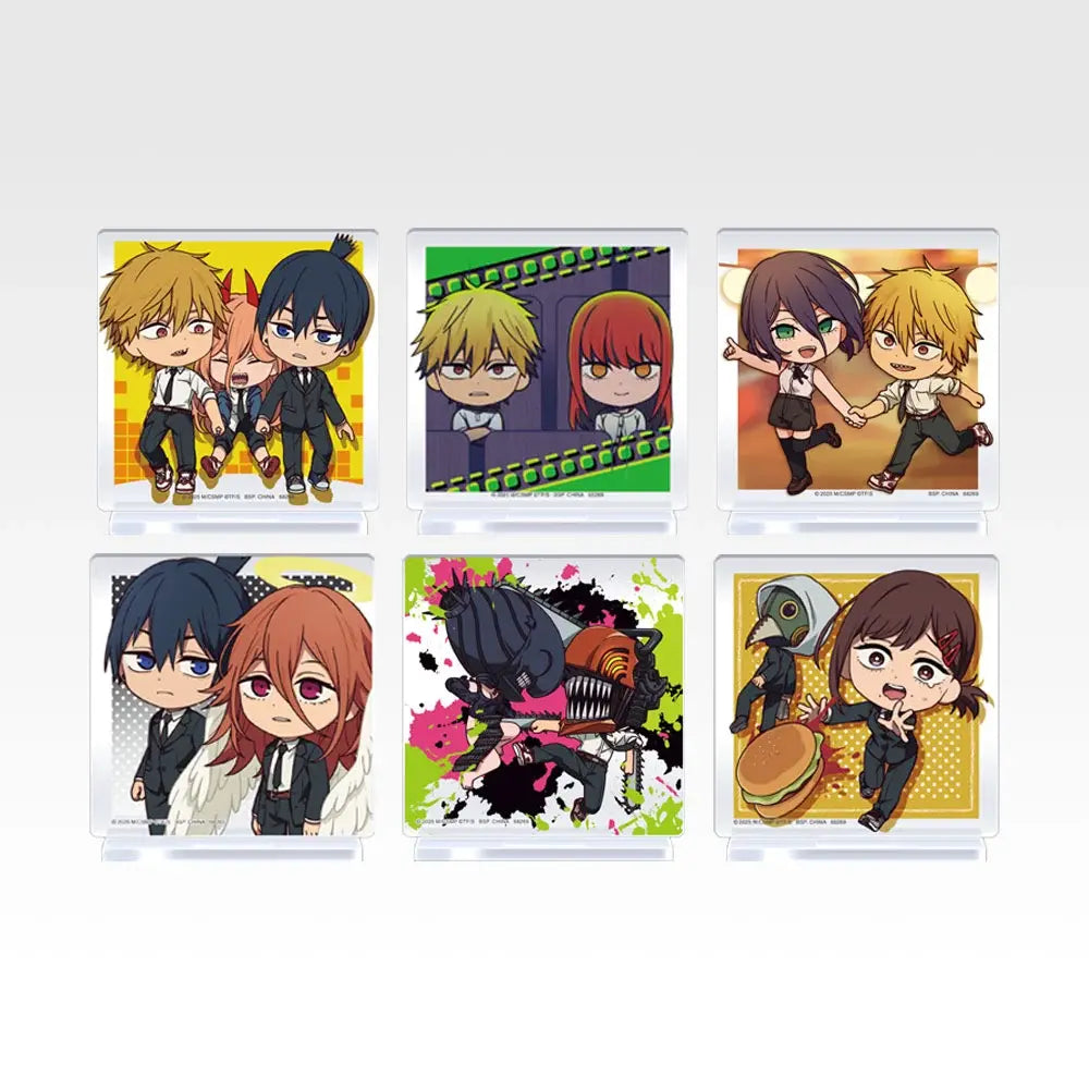 Kyun Chara Acrylic Stand (6 Types, Complete Set Available) - Ichiban Kuji F Prize - Chainsaw Man – The Movie: Reze Arc