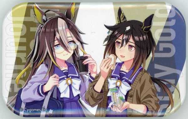 Dream Journey & Stay Gold Original Can Badge - Umamusume Pretty Derby x FamilyMart: Let's Celebrate at Famima! Umamusume Pretty Derby's 5th Anniversary - Purchase Bonus