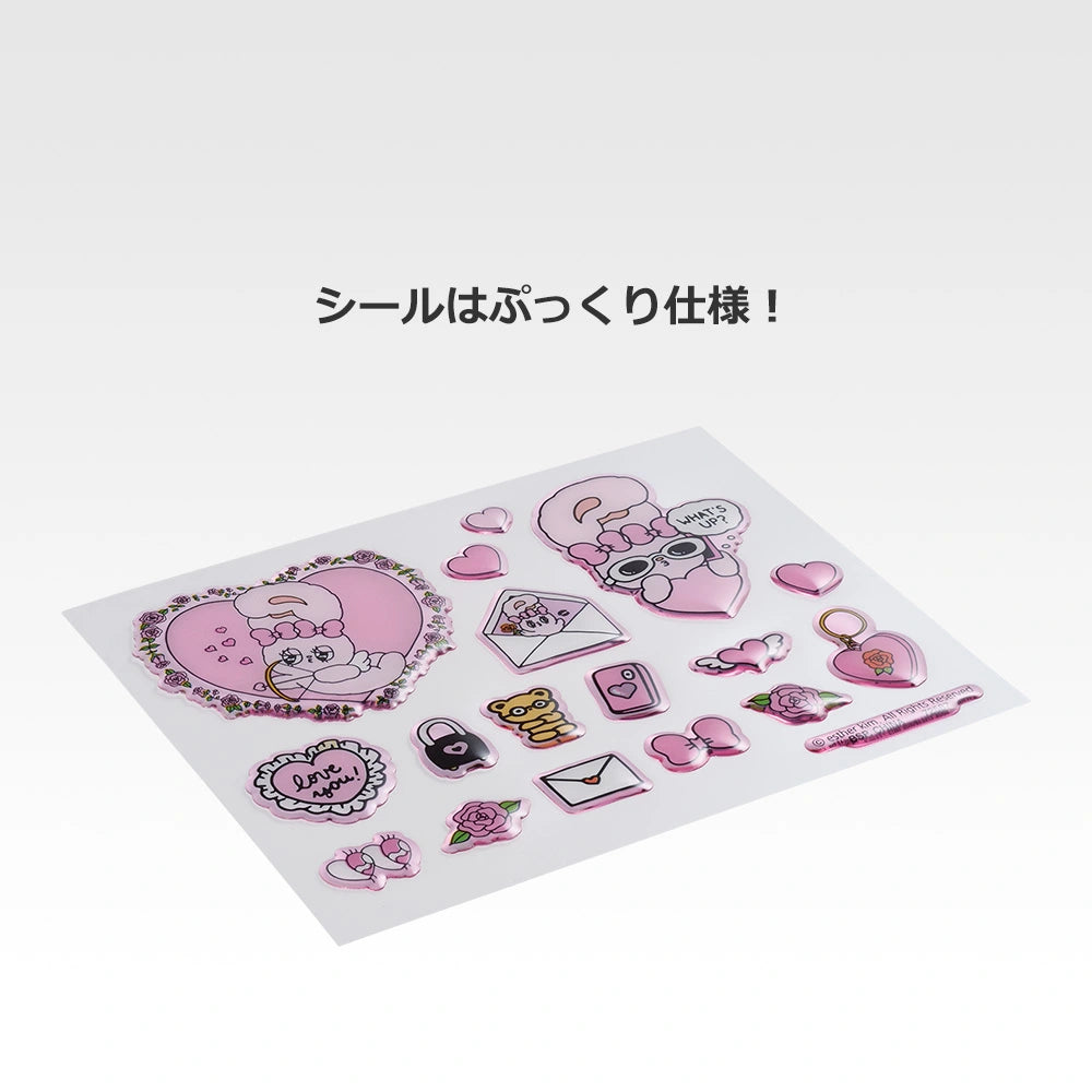 Sparkling Mini Clear File & Sticker (6 Types, Complete Set Available) 7