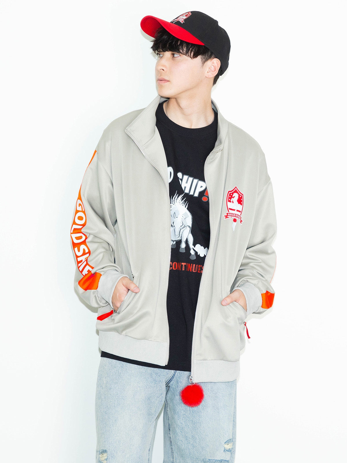 Gold Ship Track Jacket (Jersey) - Brand New - Official JRA Racehorse Apparel - M-L/XL