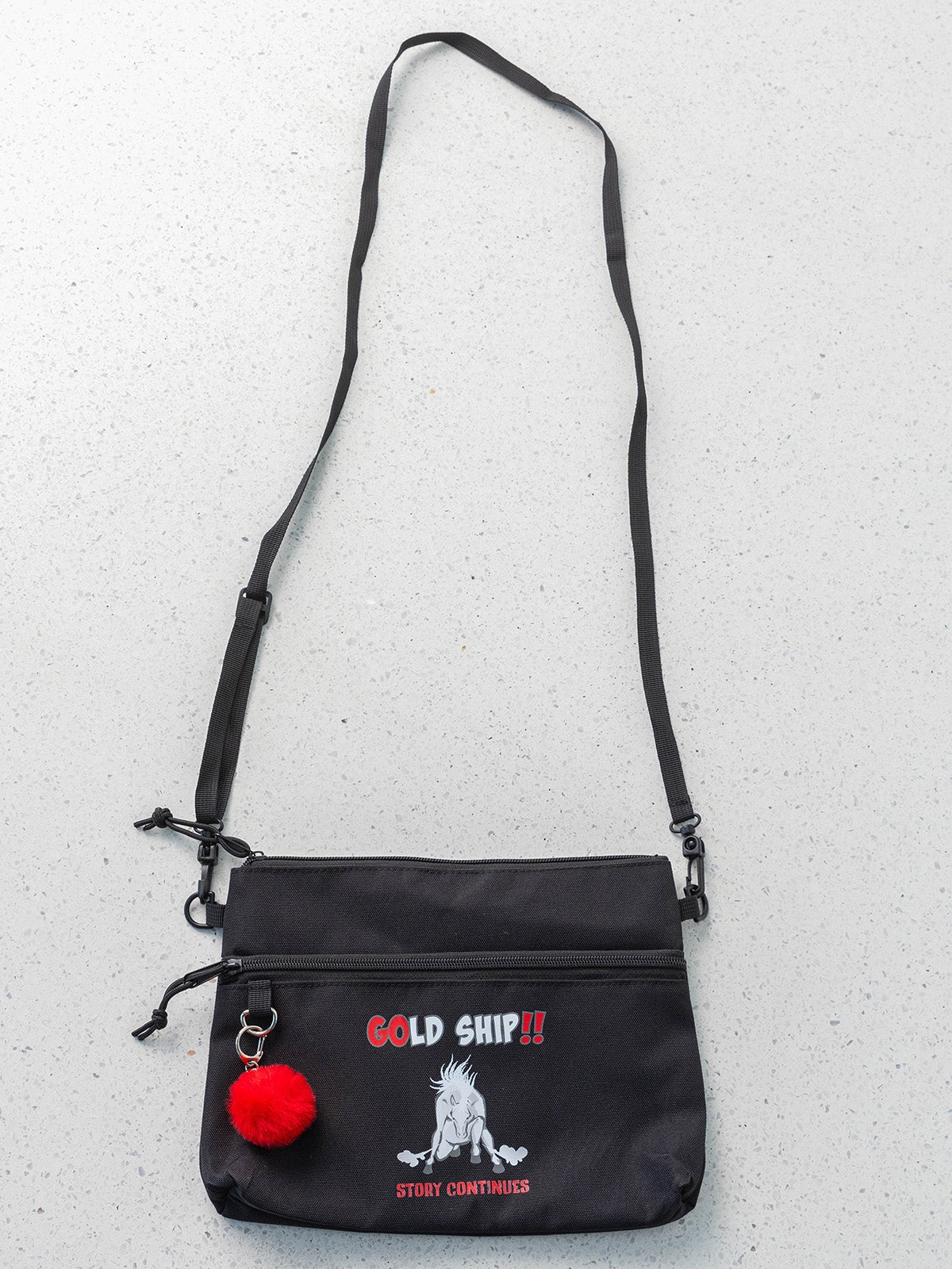 Gold Ship Sacoche Crossbody Bag - Brand New - Official JRA Racehorse Goods