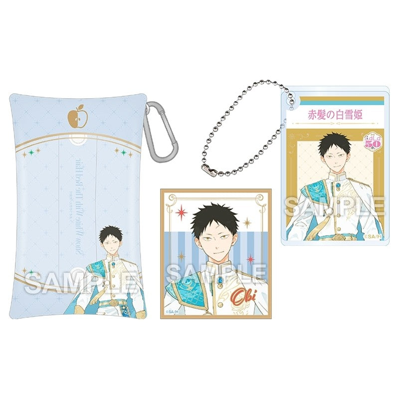 LaLa 50th Anniversary Gacha Chara Pouch Set (Pouch, Sticker & Acrylic Keychain) - Lawson Loppi HMV Exclusive - Ouran, Vampire Knight, Natsume & Snow White with the Red Hair