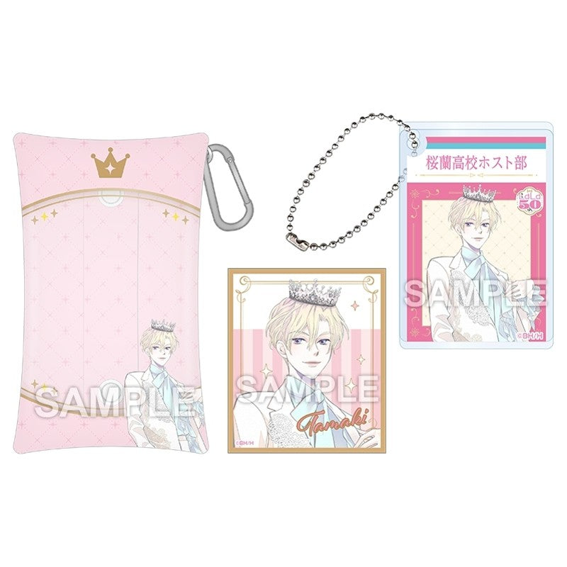 LaLa 50th Anniversary Gacha Chara Pouch Set (Pouch, Sticker & Acrylic Keychain) - Lawson Loppi HMV Exclusive - Ouran, Vampire Knight, Natsume & Snow White with the Red Hair