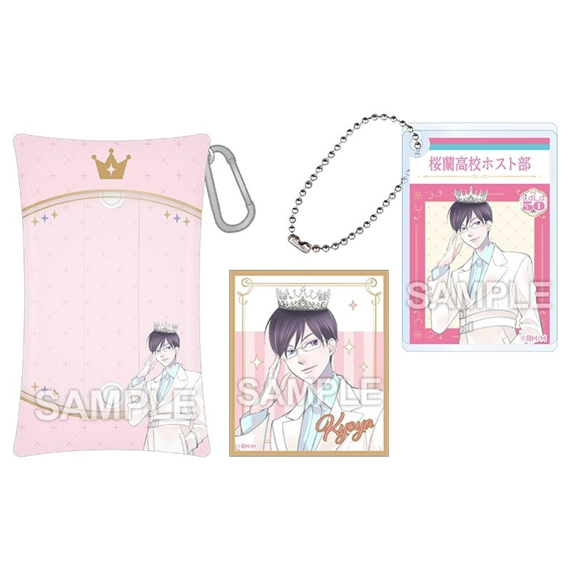LaLa 50th Anniversary Gacha Chara Pouch Set (Pouch, Sticker & Acrylic Keychain) - Lawson Loppi HMV Exclusive - Ouran, Vampire Knight, Natsume & Snow White with the Red Hair